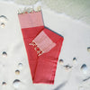Fouta plage corail – légère, absorbante & idéale pour l’été
