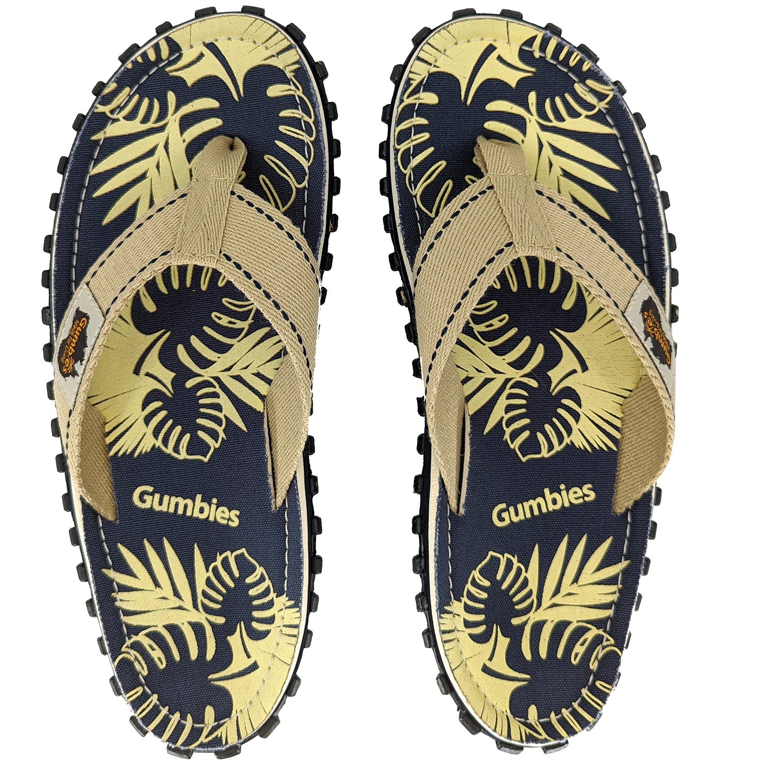 Tongs écologiques homme confort Islander | Tropical Blue