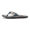 GUMBIES FRANCE Islander urban grey flip-flops with recycled rubber sole and natural cotton strap.