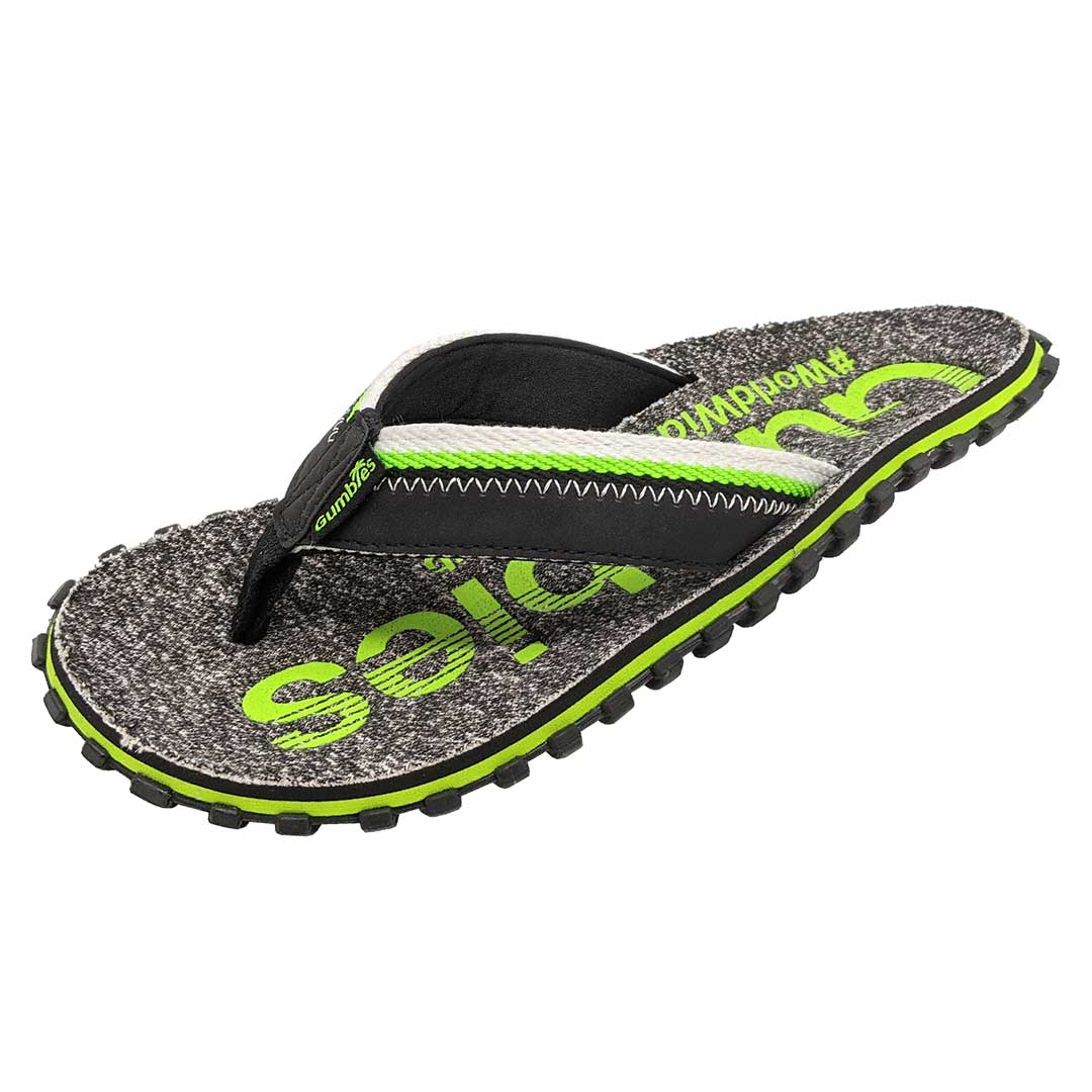 Tongs écologiques homme Cairns – confort & semelle recyclée antidérapante | Lime